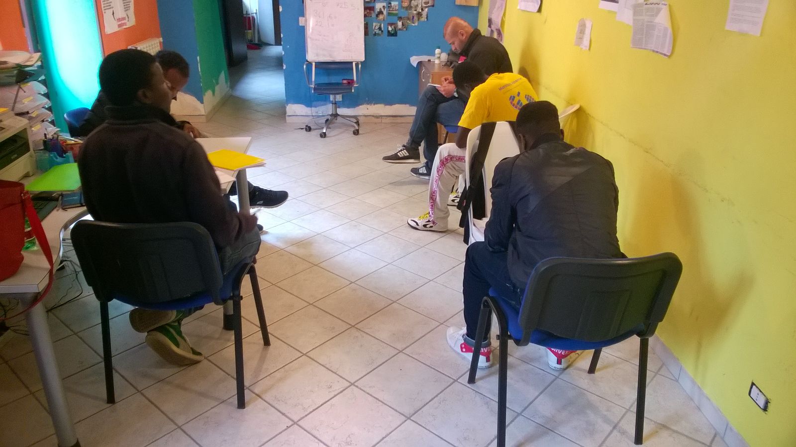 Beneficiari SPRAR Itri impegnati nello studio