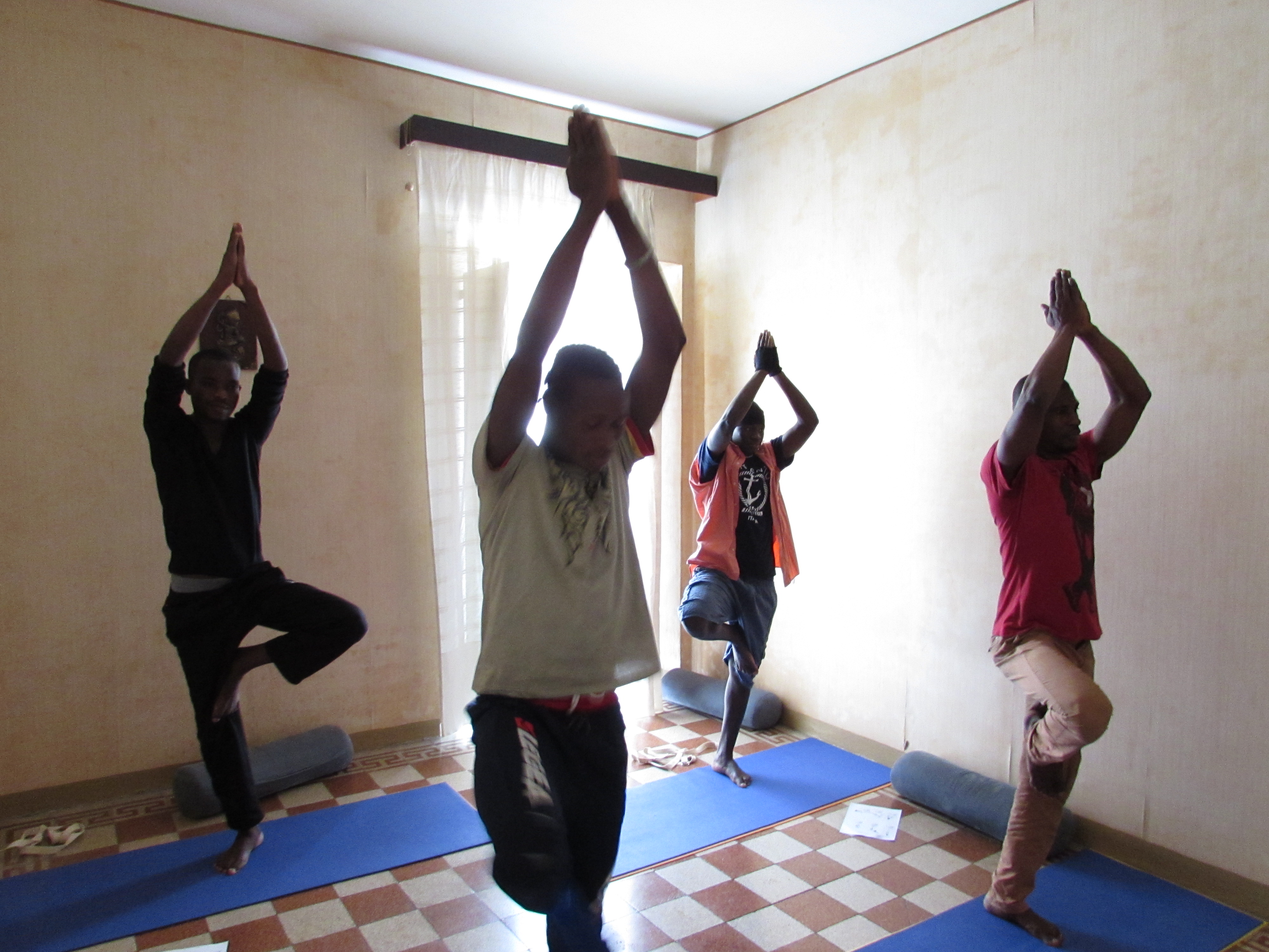 Beneficiari SPRAR Itri al corso di yoga