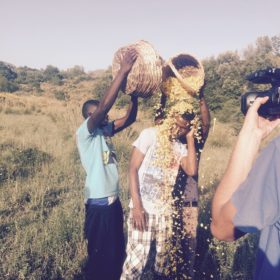 Beneficiari SPRAR Itri immortalati durante le riprese del documentario "Xenia"